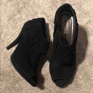 Gianni Bini Booties with Ruffles
